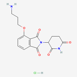 Thalidomide-4-O-C3-NH2 hydrochloride