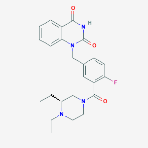molecular formula C24H27FN4O3 B12417048 Parp-1/2-IN-1 