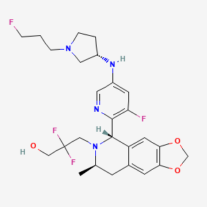 molecular formula C26H32F4N4O3 B12417055 ER degrader 1 