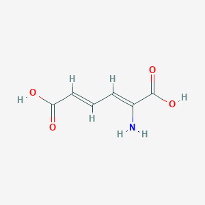 molecular formula C6H7NO4 B1241706 2-Aminomuconic acid 