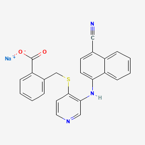 molecular formula C24H16N3NaO2S B12417061 KPH2f 