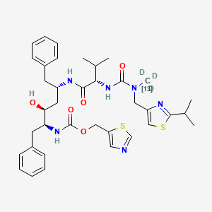 molecular formula C37H48N6O5S2 B12417070 Ritonavir-13C,d3 