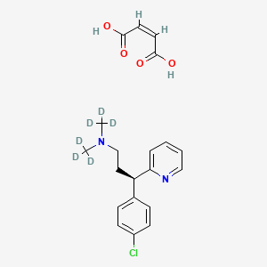 molecular formula C20H23ClN2O4 B12417074 (R)-Chlorpheniramine-d6 Maleate Salt 