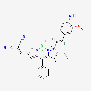 molecular formula C32H28BF2N5O B12417078 Bod-NH-NP 