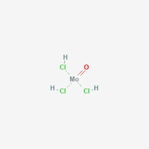molecular formula Cl3H3MoO B1241710 oxomolybdenum;trihydrochloride 