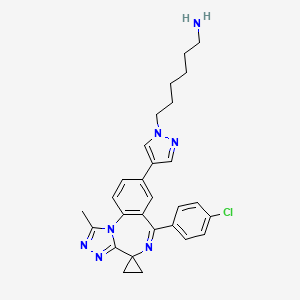 molecular formula C28H30ClN7 B12417114 BRD4 ligand-Linker Conjugate 1 