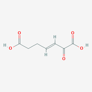 molecular formula C7H8O5 B1241713 trans-2-Oxohept-3-enedioic acid 