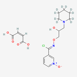 molecular formula C18H24ClN3O7 B12417142 (Rac)-Arimoclomol-d10 (maleate) 