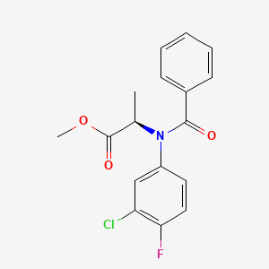 molecular formula C17H15ClFNO3 B1241716 Flamprop-m-methyl CAS No. 63729-98-6