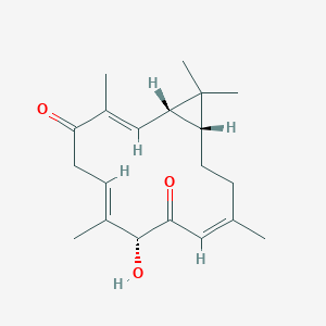 molecular formula C20H28O3 B1241719 Koumbalone A 