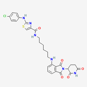 molecular formula C29H29ClN6O5S B12417224 Protac-O4I2 