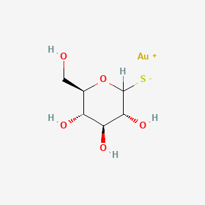 molecular formula C6H11AuO5S B1241724 Solganal 