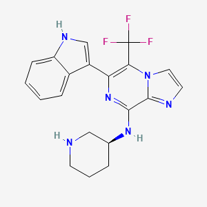 molecular formula C20H19F3N6 B12417257 Cdk7-IN-12 