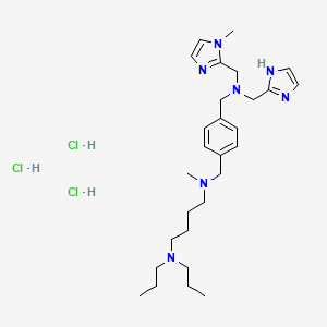 molecular formula C28H48Cl3N7 B12417341 KRH-3955 hydrochloride 