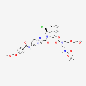 molecular formula C44H51ClN6O10 B12417347 MethylCBI-azaindole-benzamide-MOM-Boc-ethylenediamine-D 