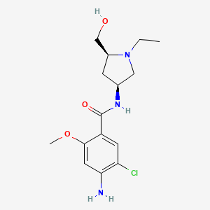 4-amino-5-chloro-2methoxy-N-[(2s,4s)-1-ethyl-2-hydroxymethyl-4-pyrrolidinyl]benzamide