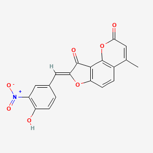 molecular formula C19H11NO7 B12417443 Neuraminidase-IN-5 