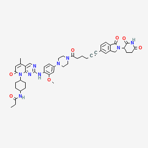 molecular formula C47H53N9O7 B12417459 PROTAC TTK degrader-1 