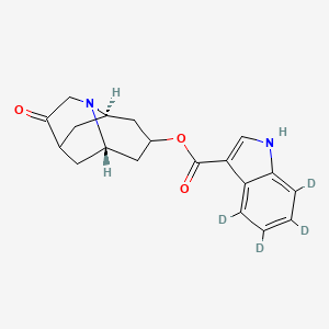molecular formula C19H20N2O3 B12417460 Dolasetron-d4 