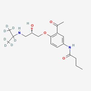 molecular formula C18H28N2O4 B12417482 S-Acebutolol-d7 