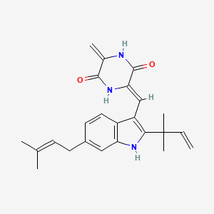 molecular formula C24H27N3O2 B12417522 Neoechinulin C CAS No. 55179-54-9
