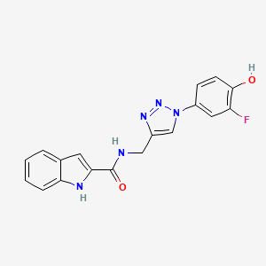 molecular formula C18H14FN5O2 B12417531 Mif-IN-5 