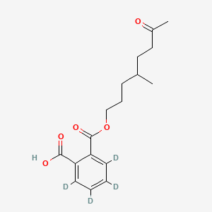 molecular formula C17H22O5 B12417533 Mono-(4-methyl-7-oxooctyl)phthalate-d4 