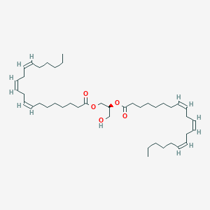 molecular formula C43H72O5 B1241755 [(2S)-3-hydroxy-2-[(8Z,11Z,14Z)-icosa-8,11,14-trienoyl]oxypropyl] (8Z,11Z,14Z)-icosa-8,11,14-trienoate 