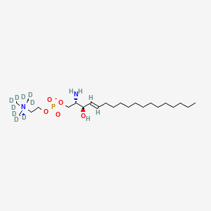molecular formula C23H49N2O5P B12417601 Sphingosylphosphorylcholine-d9 