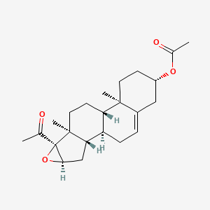 16alpha,17alpha-Epoxy-20-oxopregn-5-en-3beta-yl acetate