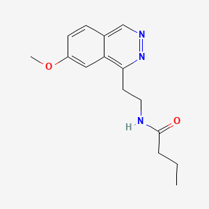 molecular formula C15H19N3O2 B12417661 Melatonin receptor agonist 1 