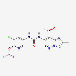 molecular formula C17H17ClF2N6O3 B12417669 Malt1-IN-5 