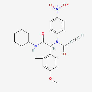 molecular formula C25H27N3O5 B12417692 mIDH1-IN-1 