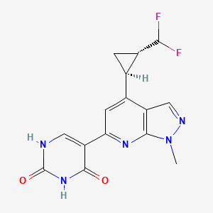 molecular formula C15H13F2N5O2 B12417710 CD73-IN-10 