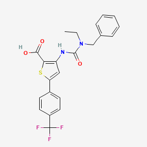 molecular formula C22H19F3N2O3S B12417765 Imp2-IN-2 