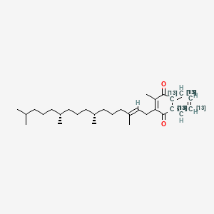 molecular formula C31H46O2 B12417779 Vitamin K1-13C6 