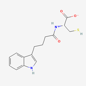 (indol-3-yl)butanoyl-L-cysteine