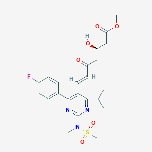 molecular formula C23H28FN3O6S B124178 5-Oxorosuvastatin methyl ester CAS No. 147118-39-6