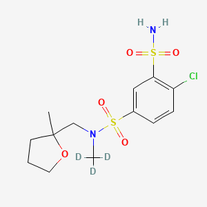 molecular formula C13H19ClN2O5S2 B12417840 Mefruside-d3 