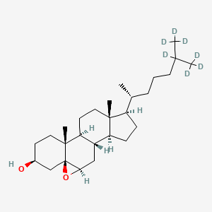molecular formula C27H46O2 B12417845 5Ss,6ss-epoxycholestanol-d7 