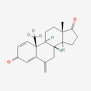 molecular formula C20H24O2 B12417854 Exemestane-19-d3 