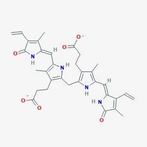 molecular formula C33H34N4O6-2 B1241786 Bilirubin(2-) 