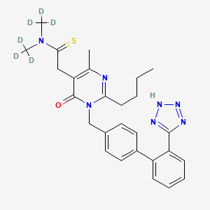 molecular formula C27H31N7OS B12417868 Fimasartan-d6 