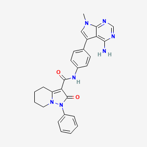 molecular formula C27H25N7O2 B12417885 Axl-IN-10 