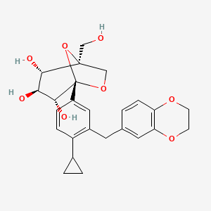 molecular formula C25H28O8 B12417909 Sglt1/2-IN-1 