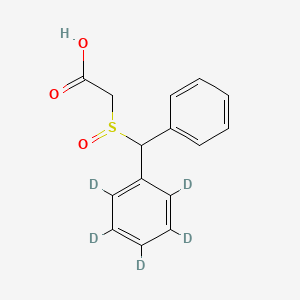 2-(Benzhydrylsulfinyl)acetic acid-d5