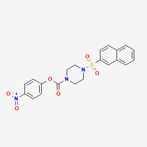 molecular formula C21H19N3O6S B12417937 Faah-IN-5 