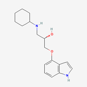 (S)-1-(1H-indol-4-yloxy)-3-(cyclohexylamino)propan-2-ol
