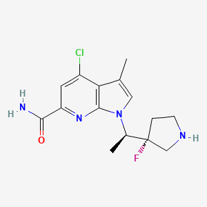 molecular formula C15H18ClFN4O B12417961 Pim-IN-1 