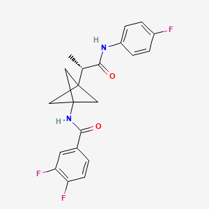 molecular formula C21H19F3N2O2 B12417963 Ido1-IN-12 